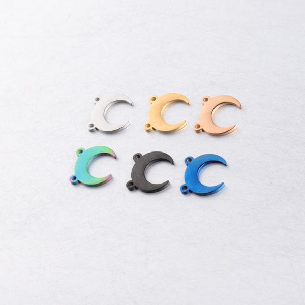 charms 100% stainless steel half moon charm 2 hole metal crescent connector ox horn mirror polished wholesale 20pcs, Bronze;silver
charms 100% stainless steel half moon charm 2 hole metal crescent connector ox horn mirror polished wholesale 20pcs, Bronze;silver