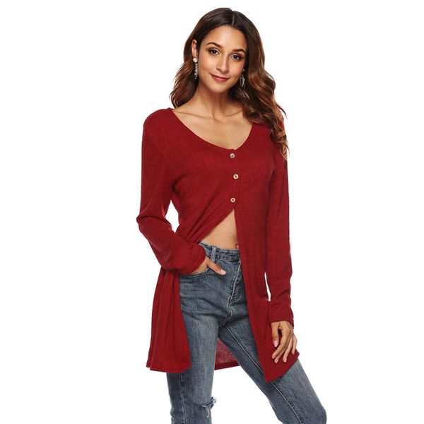 knitted cardigan long sleeve thin cardigan simple women buttons 2019 autumn knitted outerwear air conditioning shirt sweater, Black;brown
knitted cardigan long sleeve thin cardigan simple women buttons 2019 autumn knitted outerwear air conditioning shirt sweater, Black;brown