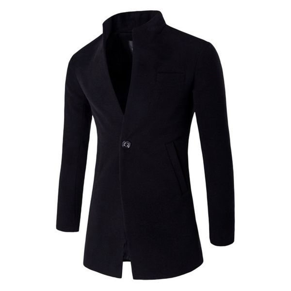 zogaa autumn winter coat windbreaker men's long slim cardigan jacket coats mandarin collar casual wool overcoats men clothing, Black
zogaa autumn winter coat windbreaker men's long slim cardigan jacket coats mandarin collar casual wool overcoats men clothing, Black
