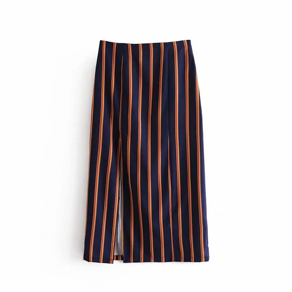 2019 spring new arrival elegant front slit ladies skirts slim invisible side zipper stripe office skirts womens ing, Black
2019 spring new arrival elegant front slit ladies skirts slim invisible side zipper stripe office skirts womens ing, Black