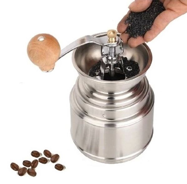 hand-operated grinder for black pepper stainless steel coffee grinder adjustable thickness kitchen tools
hand-operated grinder for black pepper stainless steel coffee grinder adjustable thickness kitchen tools