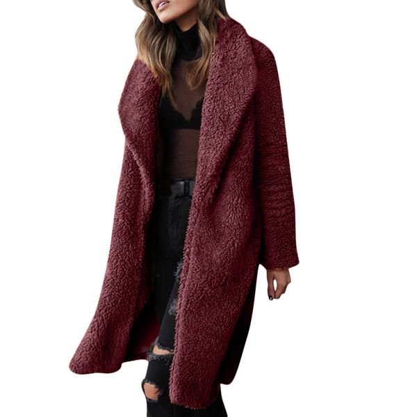 fashion thick warm winter spring notched faux fur coat women long coat manteau fausse fourrure femme bontjas pelliccia donna 5, Black
fashion thick warm winter spring notched faux fur coat women long coat manteau fausse fourrure femme bontjas pelliccia donna 5, Black