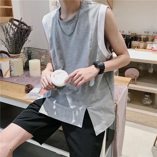 men' tank summer vest fashion tide brand wild street style hip-hop fake two-piece waistcoat casual sports cool, White;black
men' tank summer vest fashion tide brand wild street style hip-hop fake two-piece waistcoat casual sports cool, White;black