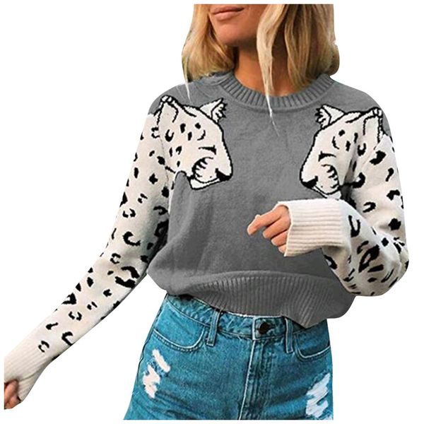 jaycosin women's sweater fashion women sweater 2019 animal print patchwork o-neck long sleeve pullover loose l401111, White;black
jaycosin women's sweater fashion women sweater 2019 animal print patchwork o-neck long sleeve pullover loose l401111, White;black