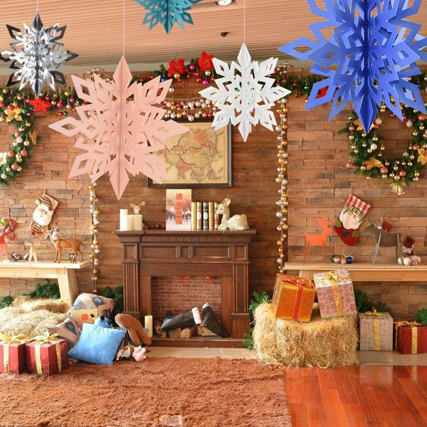6pcs/set mix size 3d diy folding snowflake christmas hanging garland decoration for home christmas new year party decor ornament
6pcs/set mix size 3d diy folding snowflake christmas hanging garland decoration for home christmas new year party decor ornament
