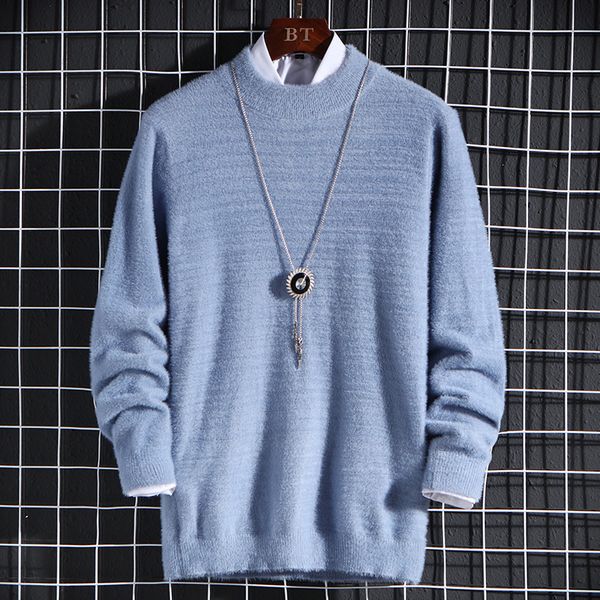2020 winter new half high collar thickened sweater for boys and girls korean version leisure knitwear for teenagers, White;black
2020 winter new half high collar thickened sweater for boys and girls korean version leisure knitwear for teenagers, White;black