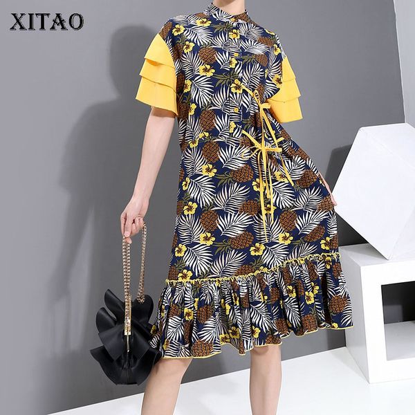 xitao print pattern dress fashion new women ruffle hem false two piece 2020 summer pullover minority casual dress dmy5090, Black;gray
xitao print pattern dress fashion new women ruffle hem false two piece 2020 summer pullover minority casual dress dmy5090, Black;gray