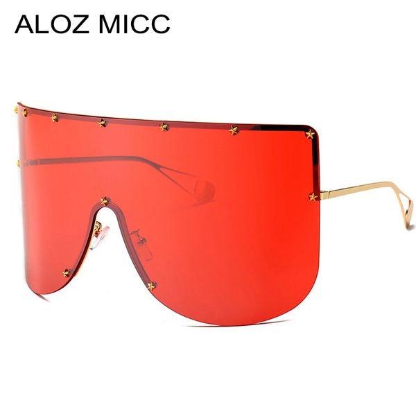 aloz micc women fashion oversized sunglasses men 2019 vintage half frame sunglasses women pentagram windproof visor goggles a390, White;black
aloz micc women fashion oversized sunglasses men 2019 vintage half frame sunglasses women pentagram windproof visor goggles a390, White;black