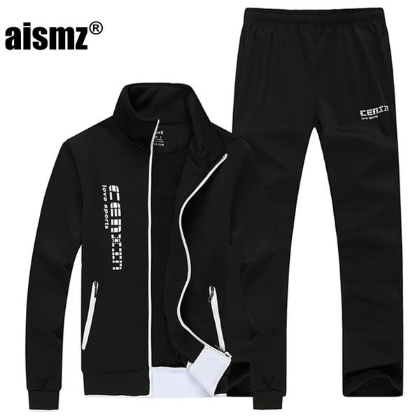 aismz spring autumn winter men's sportwear suit sweatshirt tracksuit men casual active suit zipper outwear 2pc jacket+pants sets, Gray
aismz spring autumn winter men's sportwear suit sweatshirt tracksuit men casual active suit zipper outwear 2pc jacket+pants sets, Gray