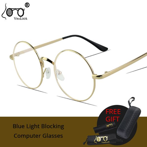 round glasses transparent for screen computer lenses metal frame eyeglasses women men anti blue ray oculos de grau spectacles, White;black
round glasses transparent for screen computer lenses metal frame eyeglasses women men anti blue ray oculos de grau spectacles, White;black