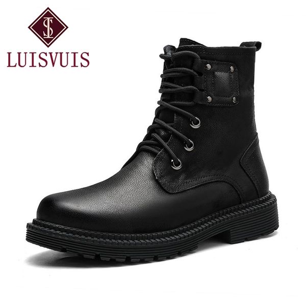 luisvuis men real leather boots lace up rivet half short boots motorcycle punk winter shoes man plush fur footwear size 38-45, Black
luisvuis men real leather boots lace up rivet half short boots motorcycle punk winter shoes man plush fur footwear size 38-45, Black