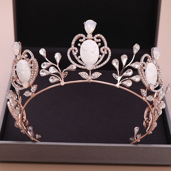 forseven luxury crystal leaf flower tiara and crowns rhinestone bridal diadem hair jewelry headpiece wedding hair accessories jl, Golden;white
forseven luxury crystal leaf flower tiara and crowns rhinestone bridal diadem hair jewelry headpiece wedding hair accessories jl, Golden;white