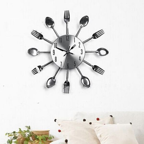 stainless steel knife fork spoon kitchen restaurant wall clock home decoration wall clocks multifunctional tools wall clocks
stainless steel knife fork spoon kitchen restaurant wall clock home decoration wall clocks multifunctional tools wall clocks