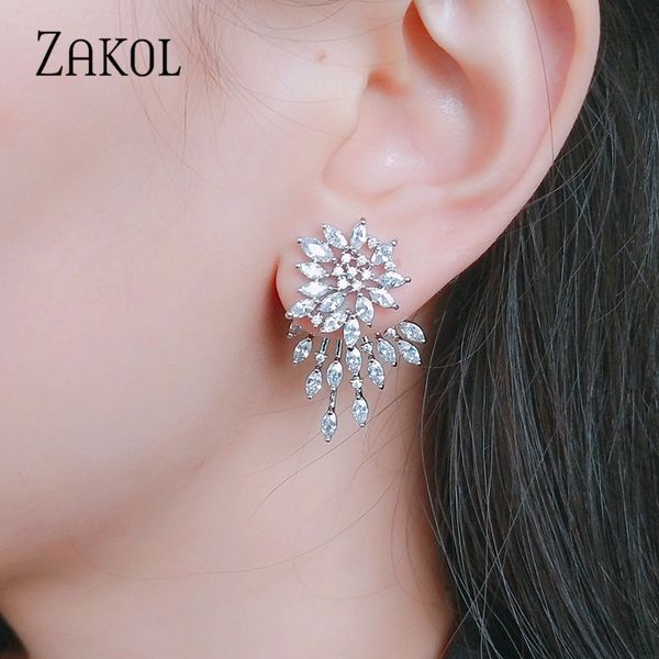 zakol cute white gold statement flower stud earrings with cz zirconia crystal for women jewelry gift fsep544, Golden;silver
zakol cute white gold statement flower stud earrings with cz zirconia crystal for women jewelry gift fsep544, Golden;silver