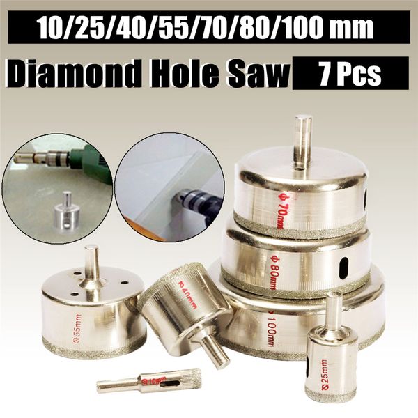 7pcs/set metal diamond coated core hole tile marble glass saw tilling drill bit set 10-100mm sale
7pcs/set metal diamond coated core hole tile marble glass saw tilling drill bit set 10-100mm sale
