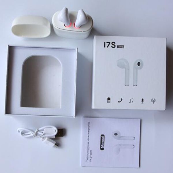 

2019 i7 tw wirele bluetooth earbud twin headphone head et with charger box for iphone x 8 7 plu android am ung ony earphone