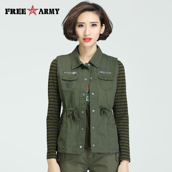 rmy brand autumn waistcoat for women vest style slim coats female sleeveless plus size vests outerwear & coats, Black;white
rmy brand autumn waistcoat for women vest style slim coats female sleeveless plus size vests outerwear & coats, Black;white