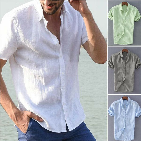 sell new 2019 men short sleeve summer fashion shirts male casual cotton solid turn-down collar loose soft shirts plus size, White;black
sell new 2019 men short sleeve summer fashion shirts male casual cotton solid turn-down collar loose soft shirts plus size, White;black