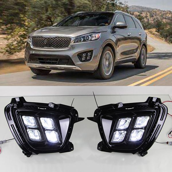 1 pair for kia sorento 2015 2016 2017 led drl fog lamp daytime running light daylight car styling
1 pair for kia sorento 2015 2016 2017 led drl fog lamp daytime running light daylight car styling