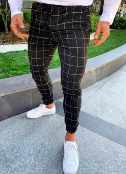 fashion plaid mens designer pants printed male casual drawstring pencil pants mens casual trousers, Black
fashion plaid mens designer pants printed male casual drawstring pencil pants mens casual trousers, Black