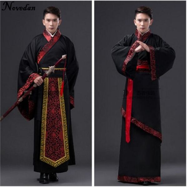 chinese national hanfu black ancient china costume hanfu men clothing traditional national tang suit stage costumes, Black;red
chinese national hanfu black ancient china costume hanfu men clothing traditional national tang suit stage costumes, Black;red