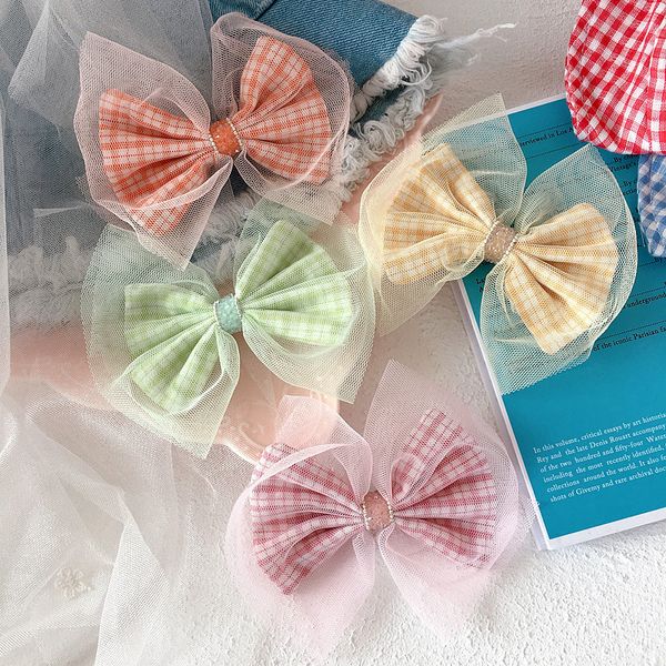 2pcs/lot fresh college style double layer gauze pattern bow baby girls children side clip press clip hair accessories headdress, Slivery;white
2pcs/lot fresh college style double layer gauze pattern bow baby girls children side clip press clip hair accessories headdress, Slivery;white