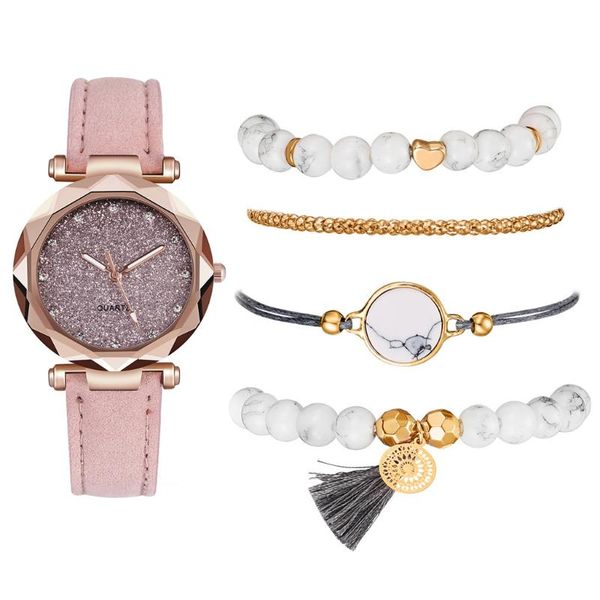 casual women 5 pcs/set with bracelet quartz wristwatch leather rhinestone ladies clock watches for gift montre femme, Slivery;brown
casual women 5 pcs/set with bracelet quartz wristwatch leather rhinestone ladies clock watches for gift montre femme, Slivery;brown