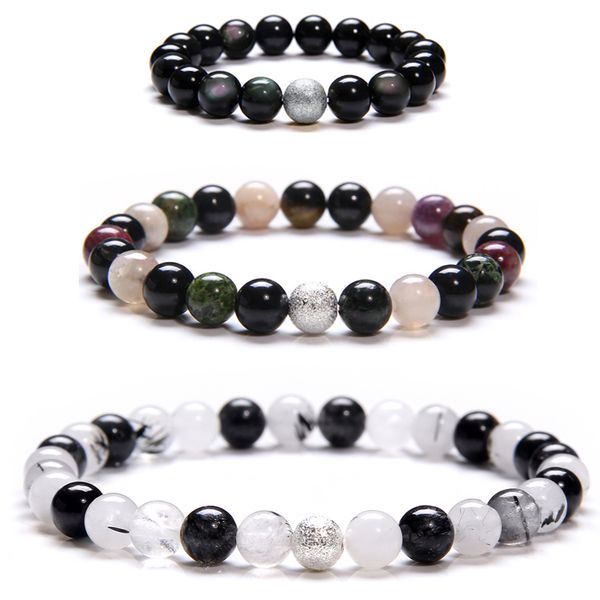 10 мм натуральный обсидиан браслеты мужчины серебряный цвет бусины pulsera 8 мм турмалин энергия браслет эластичный браслет женщины ювелирны, Black
10 мм натуральный обсидиан браслеты мужчины серебряный цвет бусины pulsera 8 мм турмалин энергия браслет эластичный браслет женщины ювелирны, Black