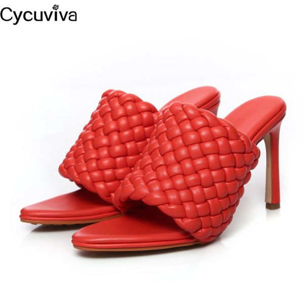 ins cross braid leather mules high heel slippers women peep toe sandals ladies summer shoes flip flops slides party shoes woman, Black
ins cross braid leather mules high heel slippers women peep toe sandals ladies summer shoes flip flops slides party shoes woman, Black