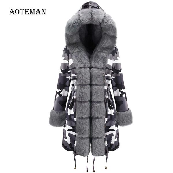 winter faux fur coat women 2019 casual long thick warm fur lining hooded coats female jackets camouflage coat cotton outwear, Black
winter faux fur coat women 2019 casual long thick warm fur lining hooded coats female jackets camouflage coat cotton outwear, Black