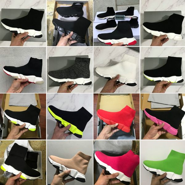 2020 new sneakers speed trainer sock fashion shoes triple black green boots red flat men women casual shoes sport with dust bag
2020 new sneakers speed trainer sock fashion shoes triple black green boots red flat men women casual shoes sport with dust bag