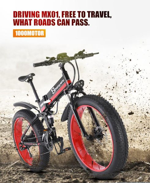 electric bicycle snow bike fat tire 26 inch motorcycle e bike 1000w 48v electric folding sheng milo mountain bicycle, Silver;blue
electric bicycle snow bike fat tire 26 inch motorcycle e bike 1000w 48v electric folding sheng milo mountain bicycle, Silver;blue