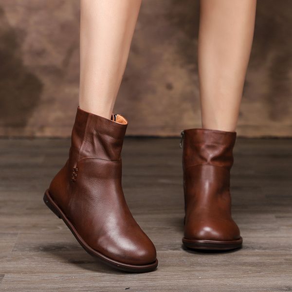 winter short plush warm flats shoes woman western boots 2020 new handmade women snow boots genuine leather ankle for women, Black
winter short plush warm flats shoes woman western boots 2020 new handmade women snow boots genuine leather ankle for women, Black