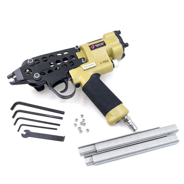 wilin 760s pneumatic 16 gauge air c ring tool 2.5-3.2mm closure diameter hog ring plier c gun stapler for wire cage fence m
wilin 760s pneumatic 16 gauge air c ring tool 2.5-3.2mm closure diameter hog ring plier c gun stapler for wire cage fence m