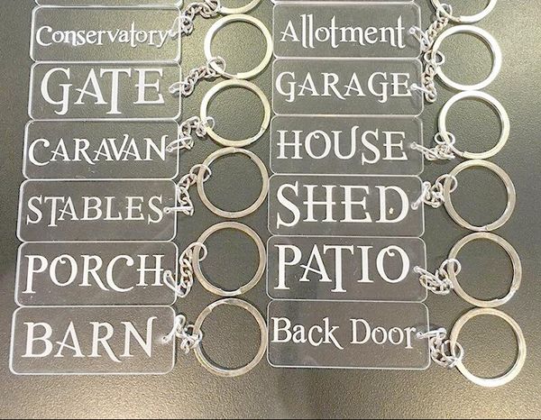 monogram acrylic transparent plate key ring wholesale laser engraved acrylic named keychain for organization label, Slivery;golden
monogram acrylic transparent plate key ring wholesale laser engraved acrylic named keychain for organization label, Slivery;golden