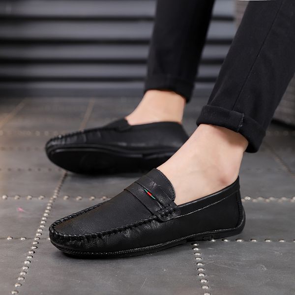 british luxury men shoes new cool youth casual sneakers slip-on lazy loafers fashionable driving footwear for men trendy shoes, Black
british luxury men shoes new cool youth casual sneakers slip-on lazy loafers fashionable driving footwear for men trendy shoes, Black