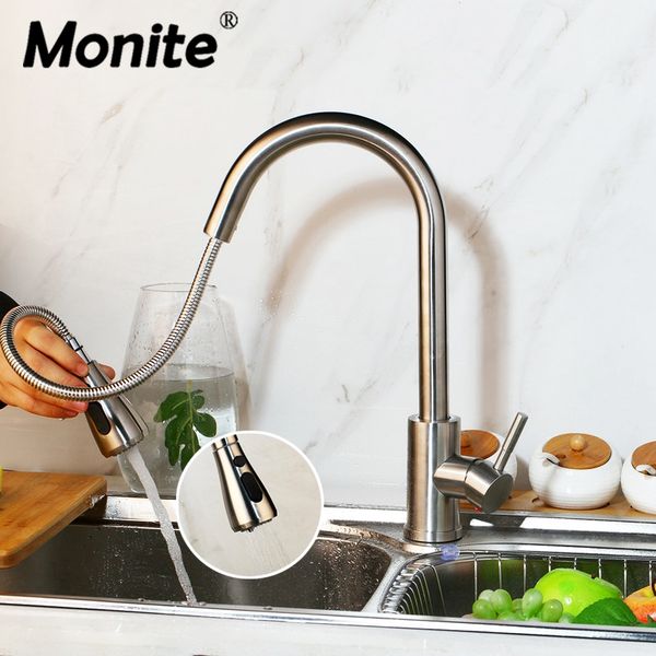monite brushed nickel chrome swivel kitchen faucet mixer tap black pull out spray brass cover plate 1 handle kitchen tap mixer
monite brushed nickel chrome swivel kitchen faucet mixer tap black pull out spray brass cover plate 1 handle kitchen tap mixer