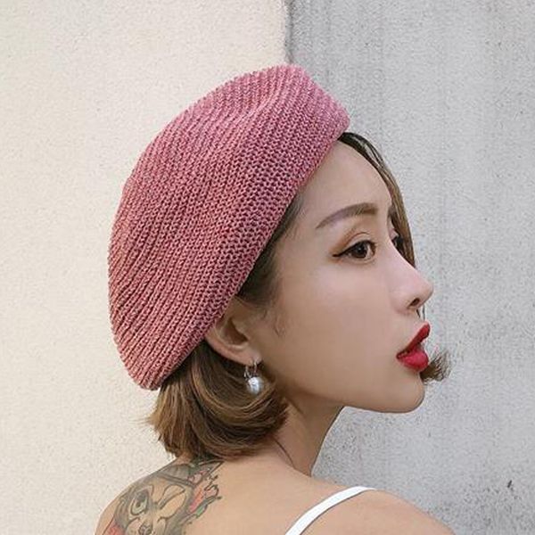 new fashion spring summer net red bright beret for women sun hat thin breathable painter hat female cap, Blue;gray
new fashion spring summer net red bright beret for women sun hat thin breathable painter hat female cap, Blue;gray