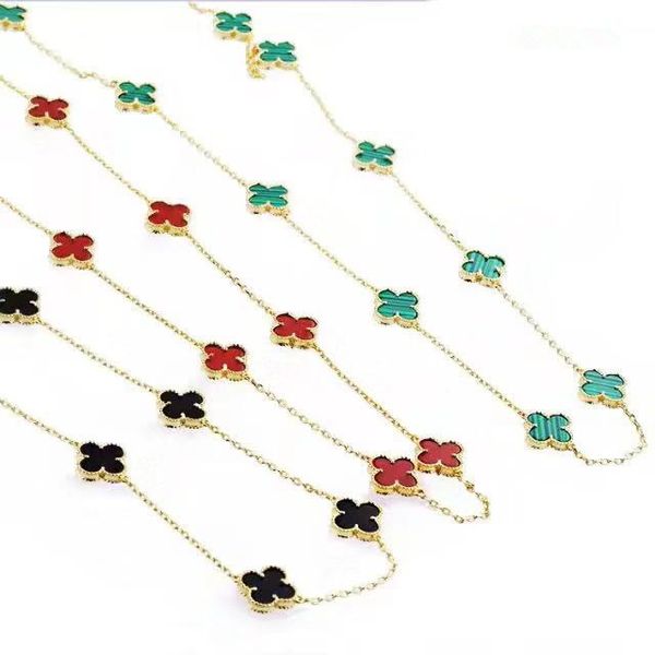 stainless steel jewelry 20 flower designer necklace luxury designer jewelry women necklace sweater chain long chain, Silver
stainless steel jewelry 20 flower designer necklace luxury designer jewelry women necklace sweater chain long chain, Silver