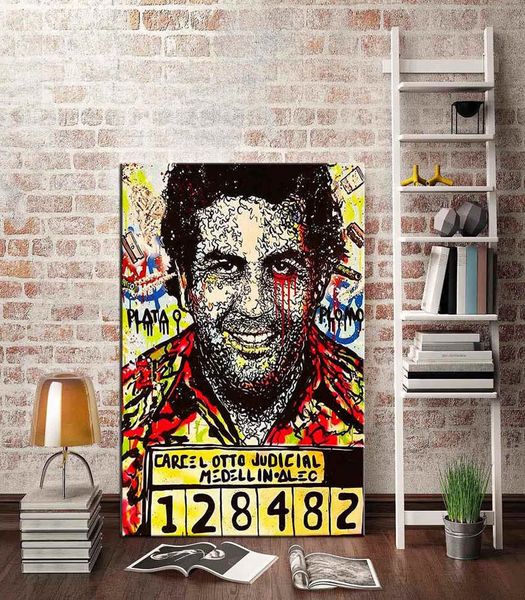 alec monopoly oil painting on canvas urban art wall decor pablo escobar for wall decoration in living room
alec monopoly oil painting on canvas urban art wall decor pablo escobar for wall decoration in living room