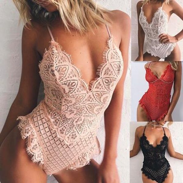 women lingerie pyjamas underwear bodysuit erotic lace set lingerie corset temptation intimates nightwear sling bodysuits, Red;black
women lingerie pyjamas underwear bodysuit erotic lace set lingerie corset temptation intimates nightwear sling bodysuits, Red;black