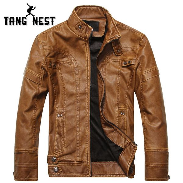 tangnest 2018 new arrival autumn winter fashion slim-fit men's locomotive pu leather jacket plus velvet male coat 5xl mwp503, Black
tangnest 2018 new arrival autumn winter fashion slim-fit men's locomotive pu leather jacket plus velvet male coat 5xl mwp503, Black