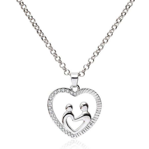 fashion trend parent-child mother love baby heart-shaped silver color pendant necklace zinc alloy jewelry mother baby necklace
fashion trend parent-child mother love baby heart-shaped silver color pendant necklace zinc alloy jewelry mother baby necklace