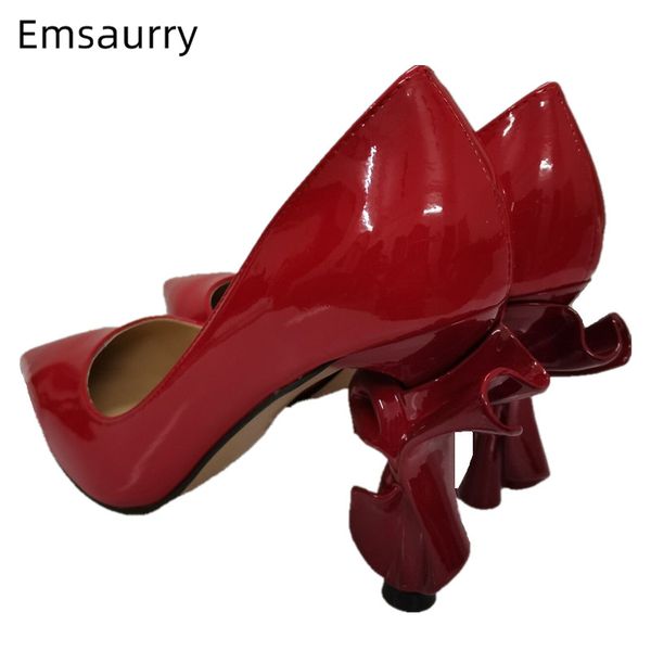unique pleated strange heel high heel shoes woman pointed toe slim wedding shoes 2020 new special-shaped pumps women, Black
unique pleated strange heel high heel shoes woman pointed toe slim wedding shoes 2020 new special-shaped pumps women, Black