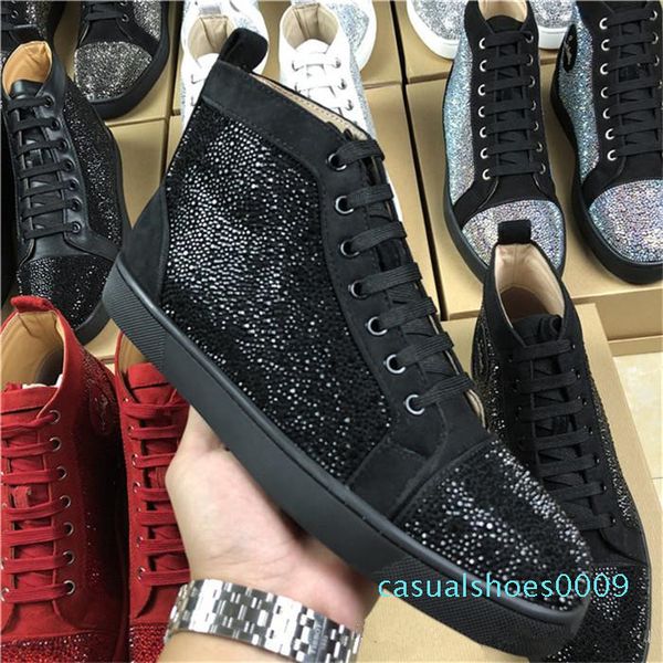 designer red bottoms sneakers studded spikes flats shoes designer luxury red bottoms for men women cc09, Black
designer red bottoms sneakers studded spikes flats shoes designer luxury red bottoms for men women cc09, Black
