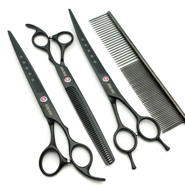 8 inch professional pet grooming scissors set,straight & thinning & curved scissors set with comb,dog grooming,d559
8 inch professional pet grooming scissors set,straight & thinning & curved scissors set with comb,dog grooming,d559