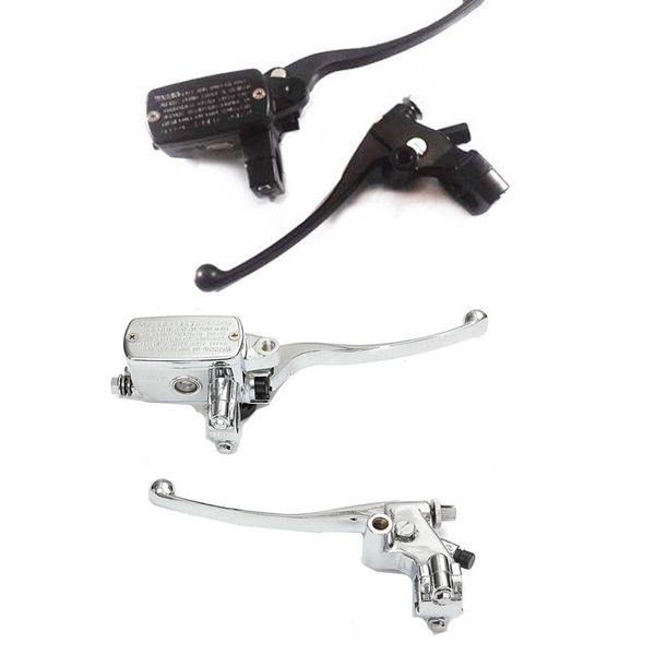 7/8" 22mm handlebar hand control reservoir brake clutch levers and 1" 25mm handlebar control reservoir bore brake clutch levers
7/8" 22mm handlebar hand control reservoir brake clutch levers and 1" 25mm handlebar control reservoir bore brake clutch levers
