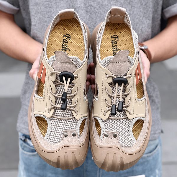 summer 2020 men 39 sandals water hiking footwear sandals mountain holes mesh breathable knit slip on outdoor sandalias hombre, Black
summer 2020 men 39 sandals water hiking footwear sandals mountain holes mesh breathable knit slip on outdoor sandalias hombre, Black