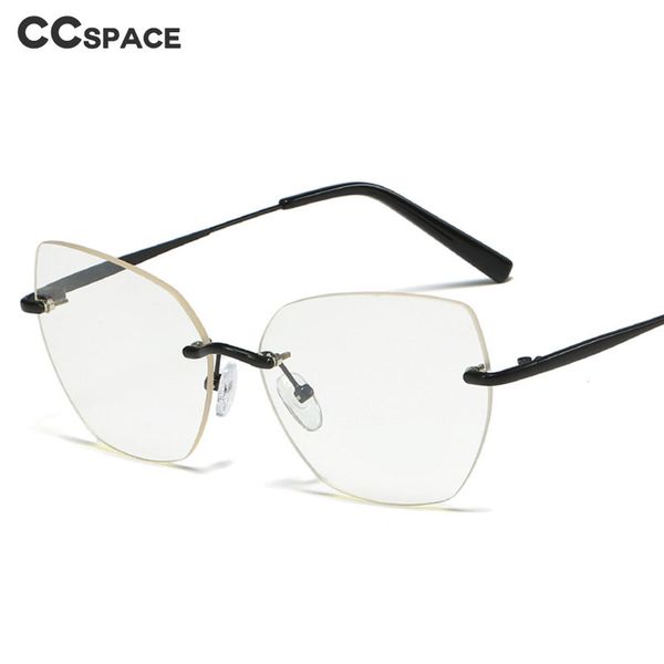 48025 frameless polygon sunglasses men women fashion uv400 glasses, White;black
48025 frameless polygon sunglasses men women fashion uv400 glasses, White;black