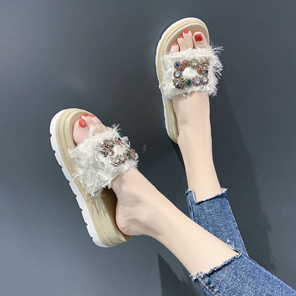 shoes glitter slides slippers women summer fashion pantofle platform med jelly 2020 flat crystal pu cotton fabric, Black
shoes glitter slides slippers women summer fashion pantofle platform med jelly 2020 flat crystal pu cotton fabric, Black